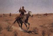 Frederic Remington The Flight Sweden oil painting reproduction